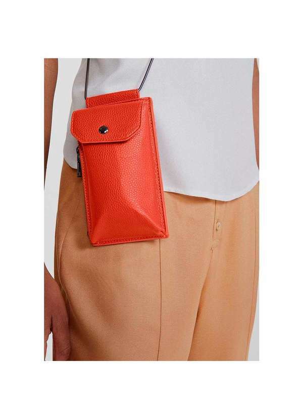 Hering - Mini Bolsa Porta Celular Laranja