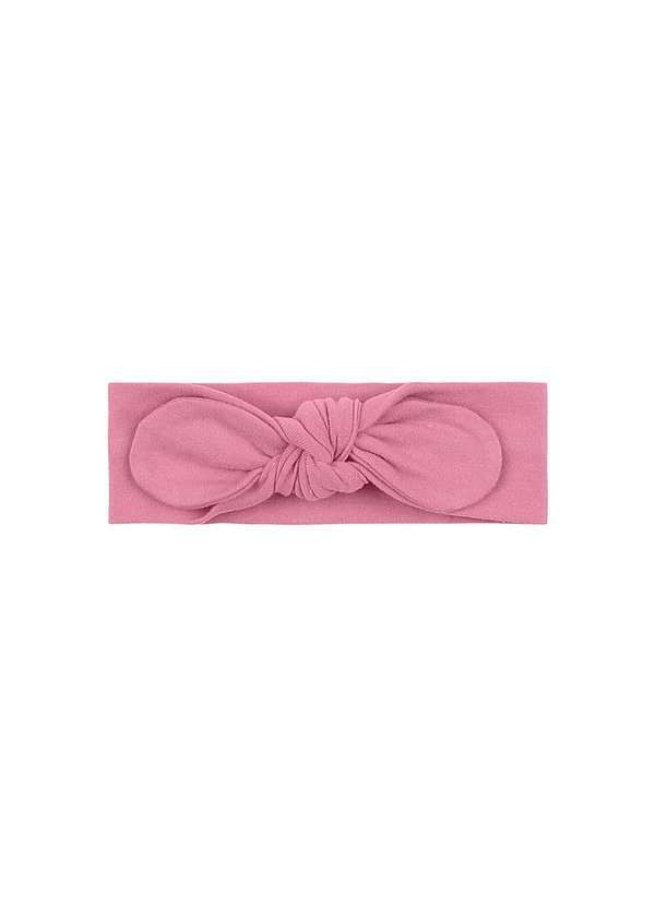 Hering - Faixa de Cabelo Infantil Menina com Nó Rosa