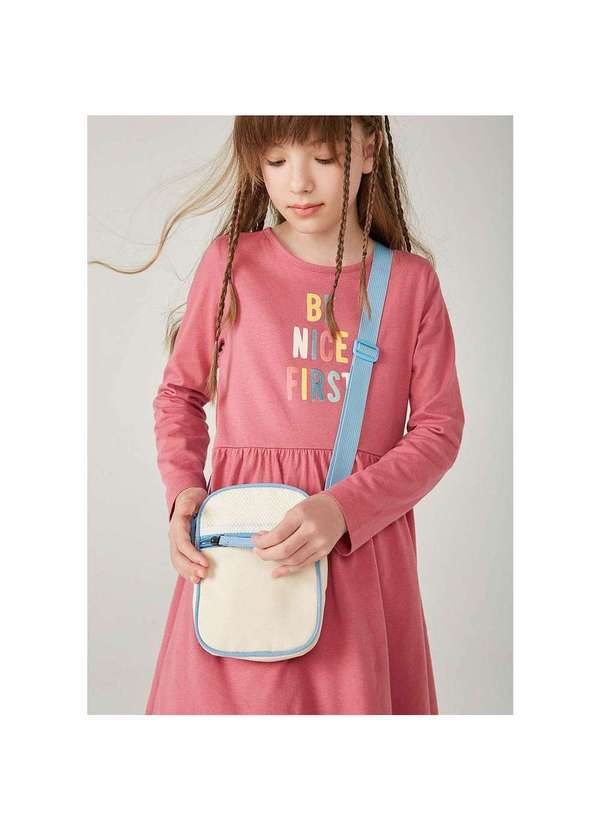Hering - Bolsa Infantil Unissex Shoulder Bag Cinza