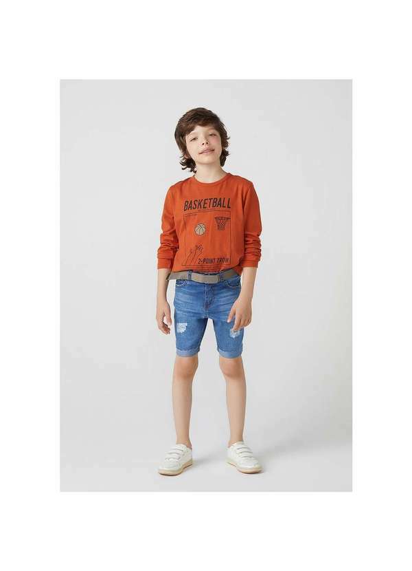 Hering - Cinto Infantil Menino com Fivela de Metal Marrom