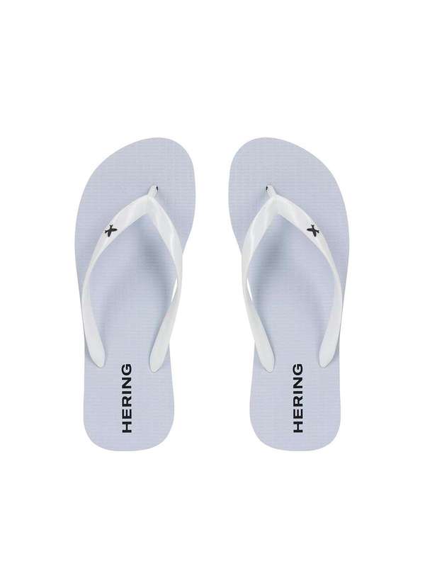 Hering - Chinelo de Dedo Unissex Branco