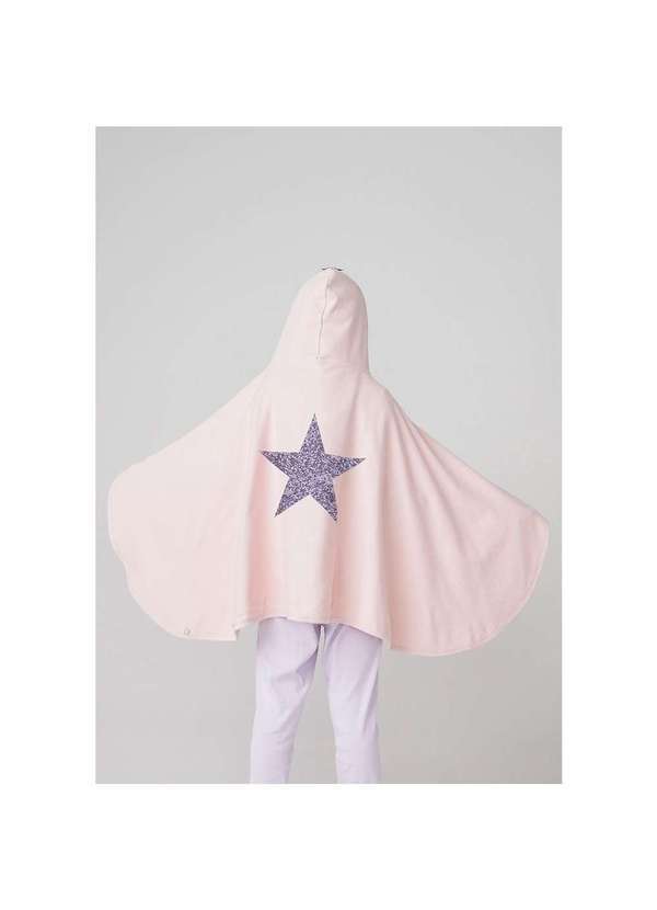 Hering - Manta Infantil Menina com Capuz Rosa