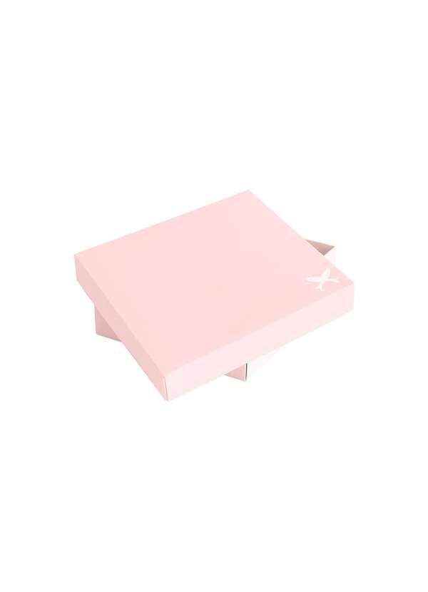 Hering - Caixa de Embalagem para Presente Tamanho M 22,5cm X 25,5cm 8cm Rosa