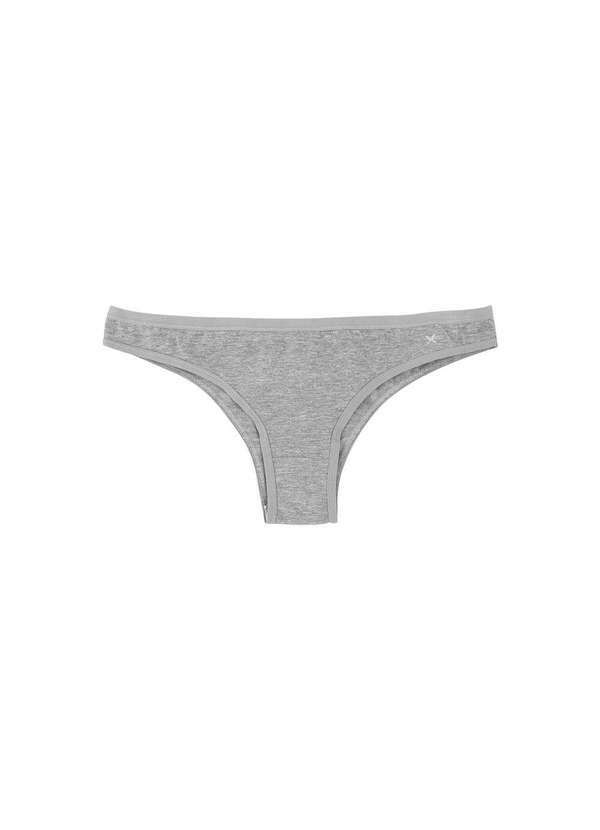 Hering - Calcinha Tanga em Algodão Cinza