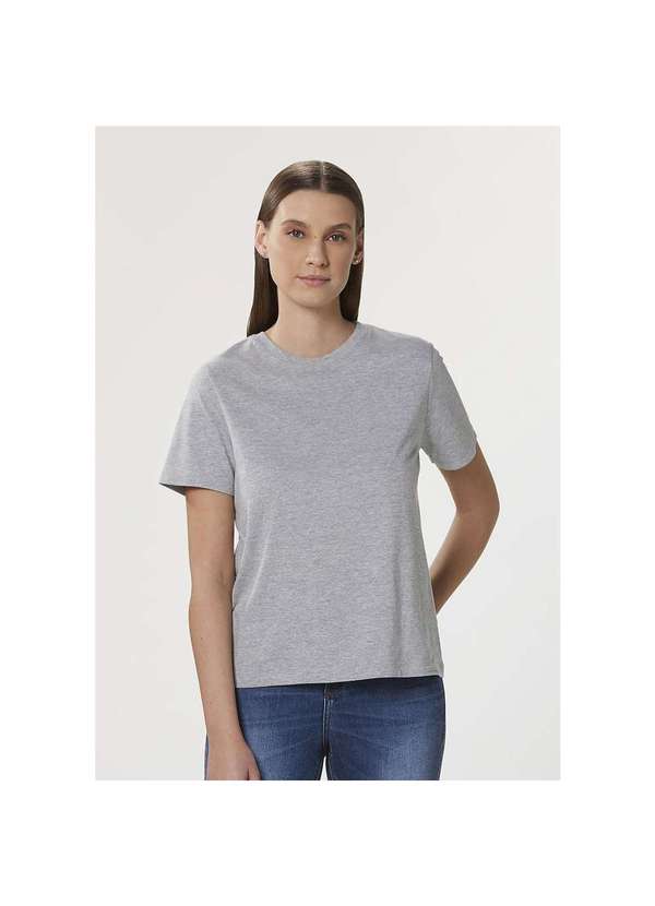 Hering - Blusa Básica Feminina Antiviral Cinza