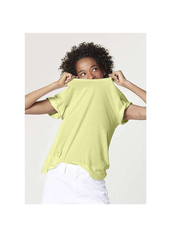 Hering - Blusa Básica Manga Curta Feminina em Malha H Verde