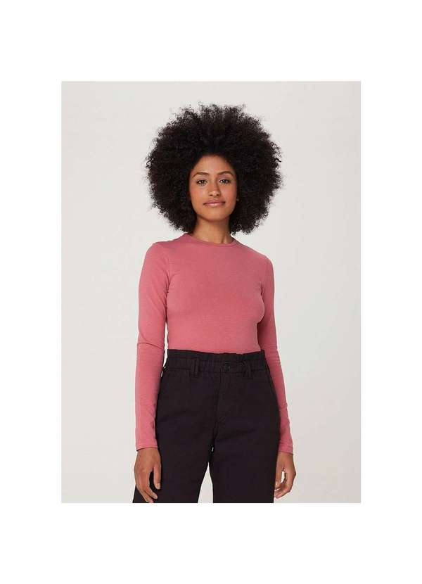 Hering - Blusa Ml Fem Rosa