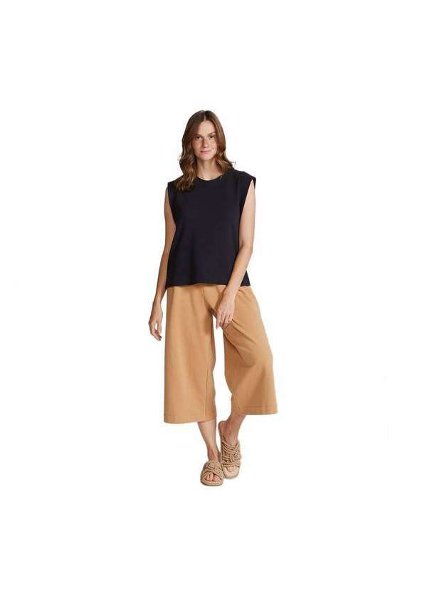 Hering - Blusa Regata Muscle Tee Feminina Texturizada Preto