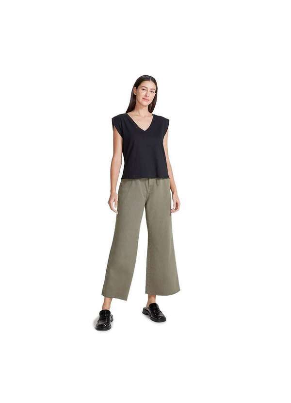 Hering - Regata Feminina Básica Muscle Tee Preto