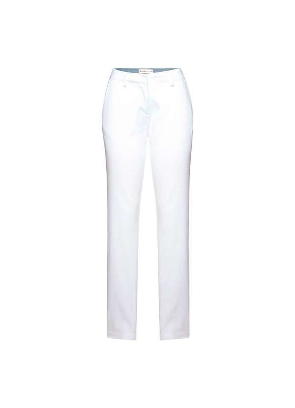 Hering - Calça Básica Feminina Chino com Elastano Branco 3