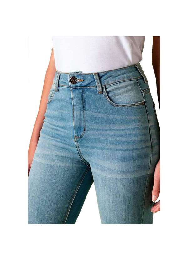 Hering CalÃ§a Jeans Cintura Alta Azul Claro Calça Jeans Feminina