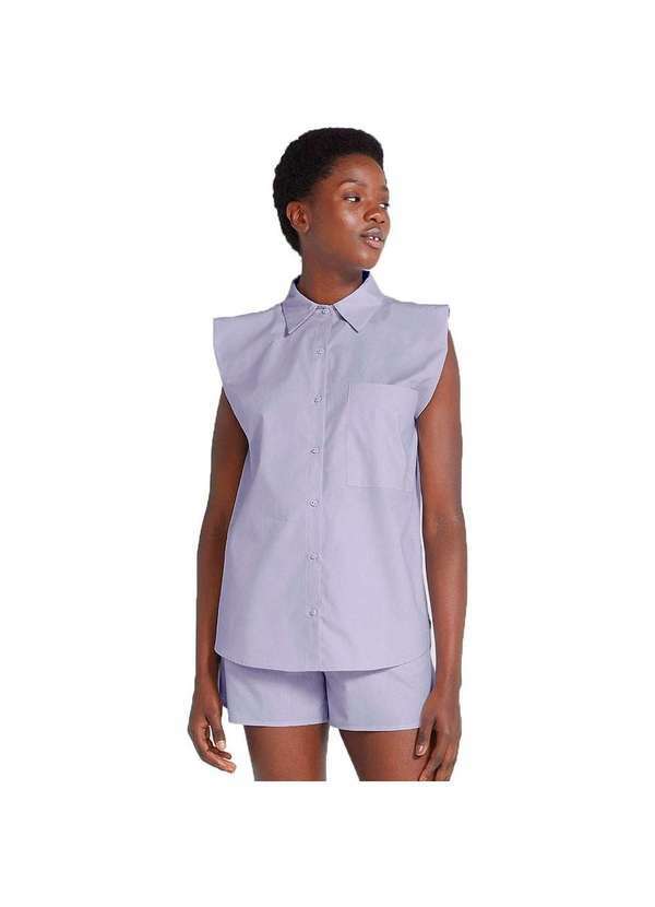 Hering - Camisa Básica Feminina Muscle Tee Lilás