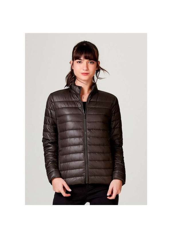 Jaqueta Acolchoada Hering Jaqueta Feminina Básica Acolchoada Com