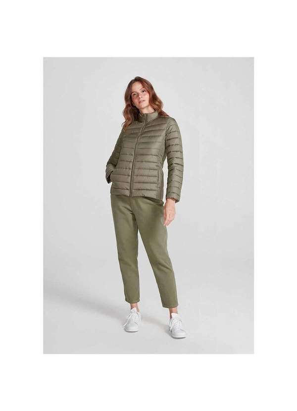 Jaqueta Básica Jaqueta Almofadada Feminina Jaqueta Almofadada