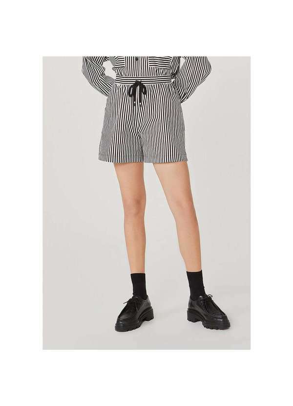 Hering - Shorts Feminino Comfort em Tecido de Algodão Preto