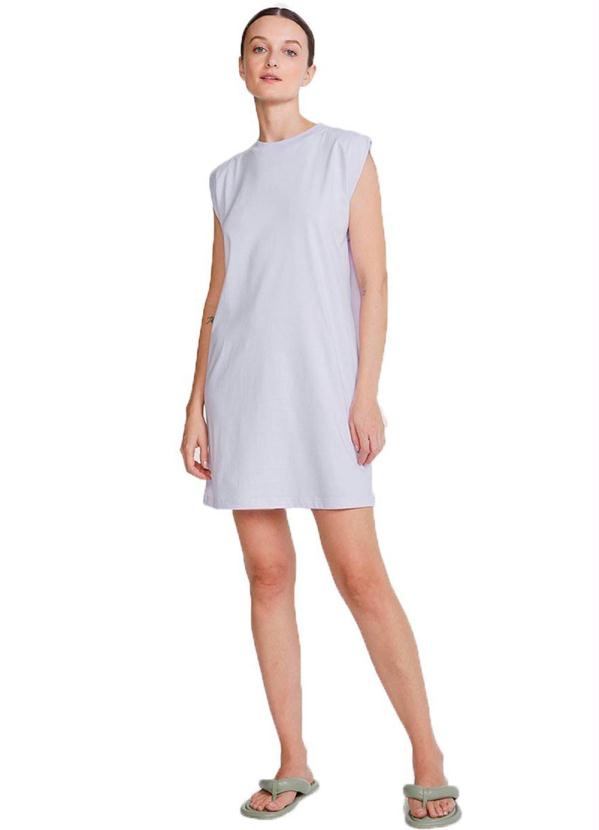 Hering - Vestido Muscle Tee Básicos do Brasil Roxo 3