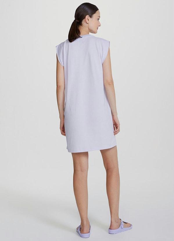Hering - Vestido Muscle Tee Básicos do Brasil Roxo 4