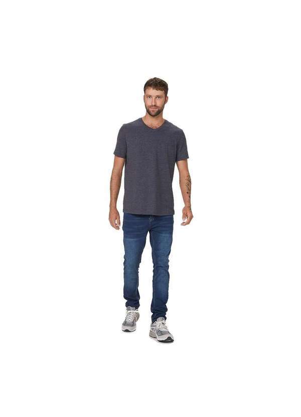 Hering - Calça Jeans Regular Masculina Soft Touch Azul-Escuro