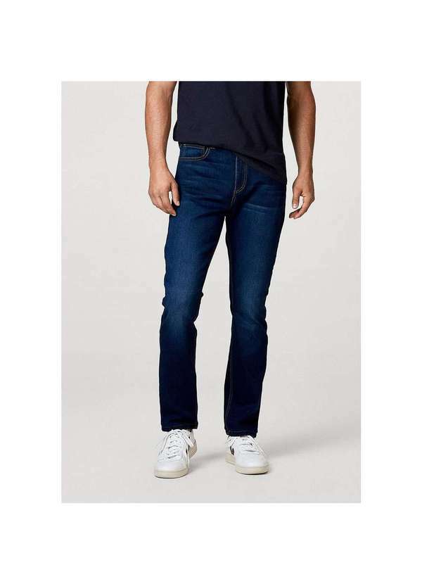 Hering - Calça Jeans Slim Masculina Soft Touch Azul