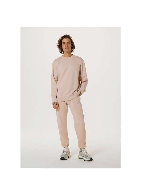 Hering - Calça Masculina Moletom Jogger de Algodão Nude