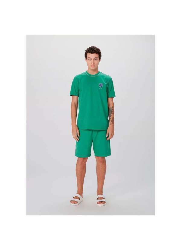 Hering - Camiseta Básica Comfort Masculina Básicos do Brasil Verde 2