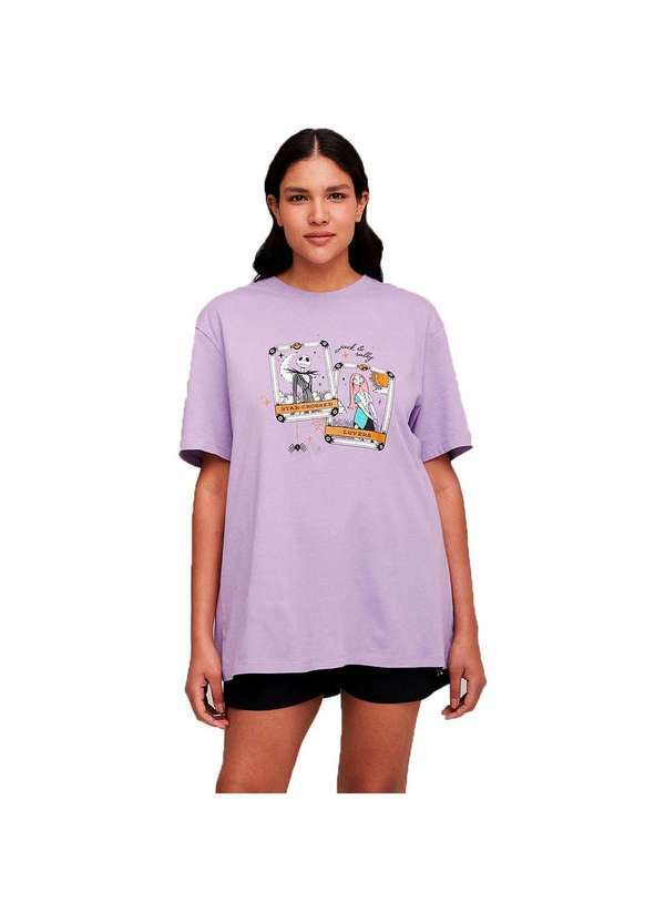 Hering - Camiseta Comfort Unissex o Estranho Mundo de Jack Lilás