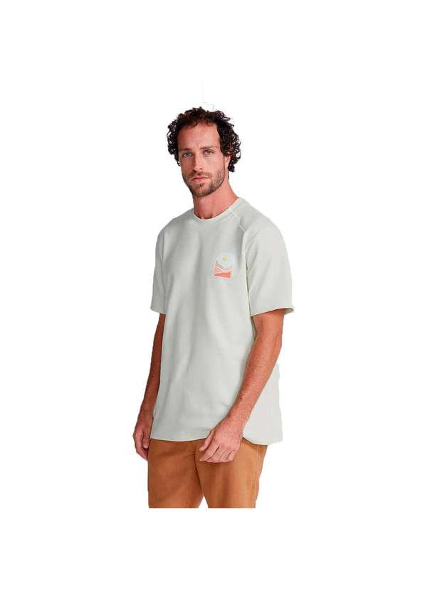 Hering - Camiseta Manga Curta em Malha de Algodão Verde-Limão