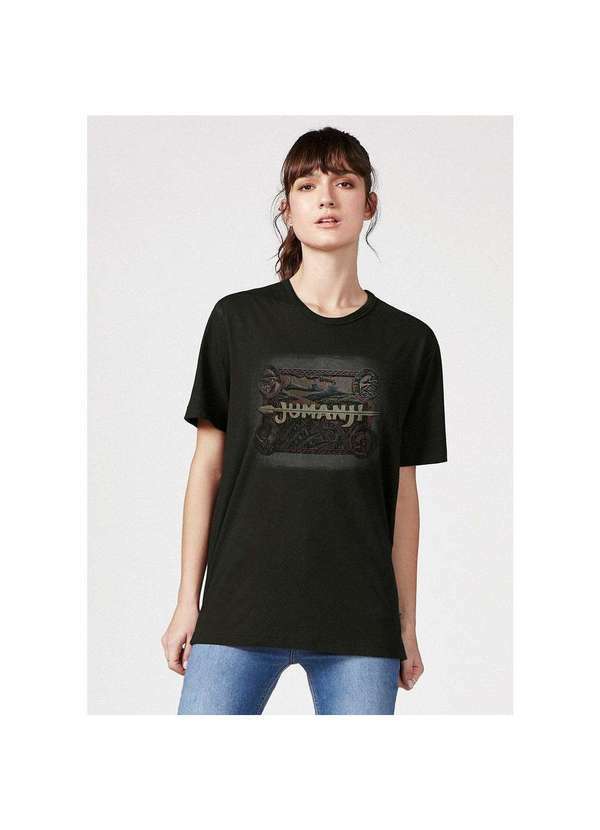 Hering - Camiseta Manga Curta Estampada Jumanji Verde