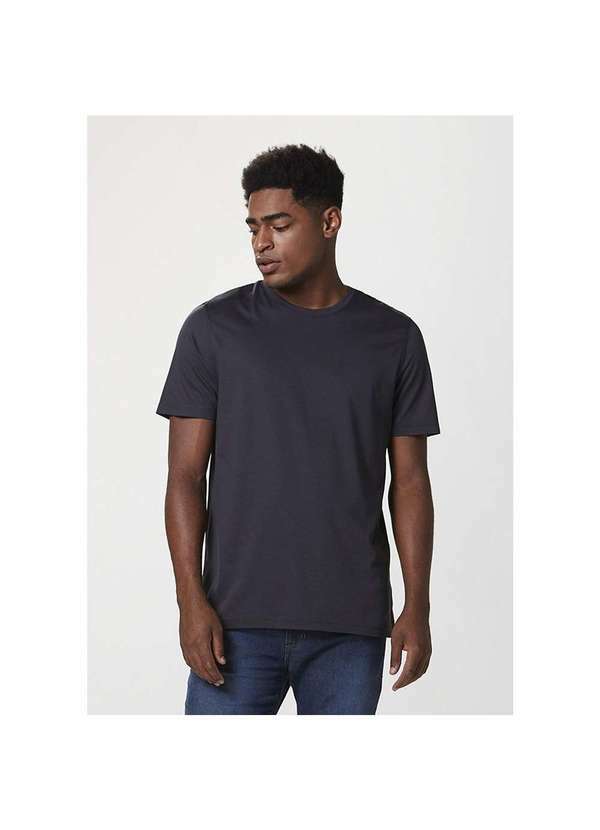 Hering - Camiseta Masculina Manga Curta em Algodão Pima Cinza