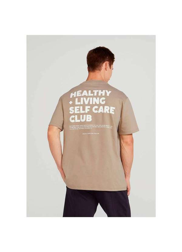 Hering - Camiseta Masculina Manga Curta Super Cotton Bege 3