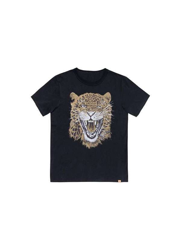 Hering - Camiseta Masculina Slim Super Touch com Estampa Onça