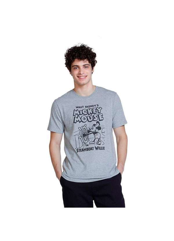 Hering - Camiseta Mickey And Friends Disney Unissex Cinza