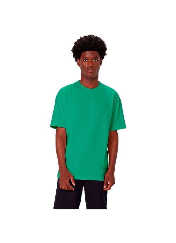 Hering - Camiseta Oversized Comfort Masculina Básicos do Brasil Verde