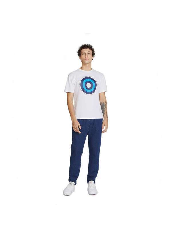 Hering - Camiseta Unissex Manga Curta Câncer de Mama Branco