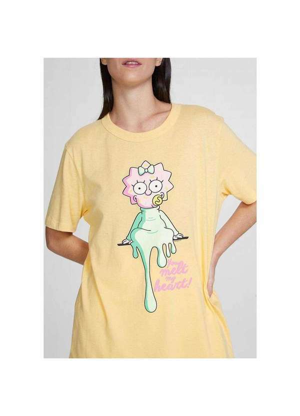 Hering - Camiseta Unissex os Simpsons Estampada Amarelo 4