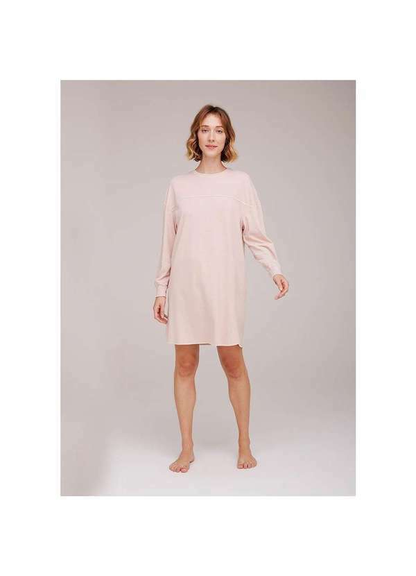 Hering - Camisola Feminina Básica Manga Longa Rosa