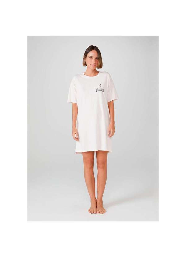 Hering - Camisola Feminina Marmorizada Princesas Disney Mini Me Bela