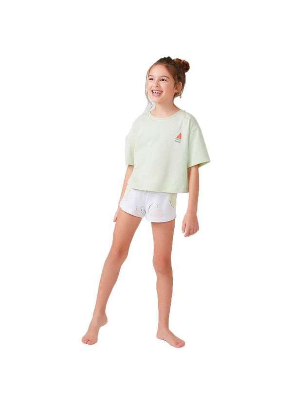Hering - Pijama Infantil Menina com Estampa Verde