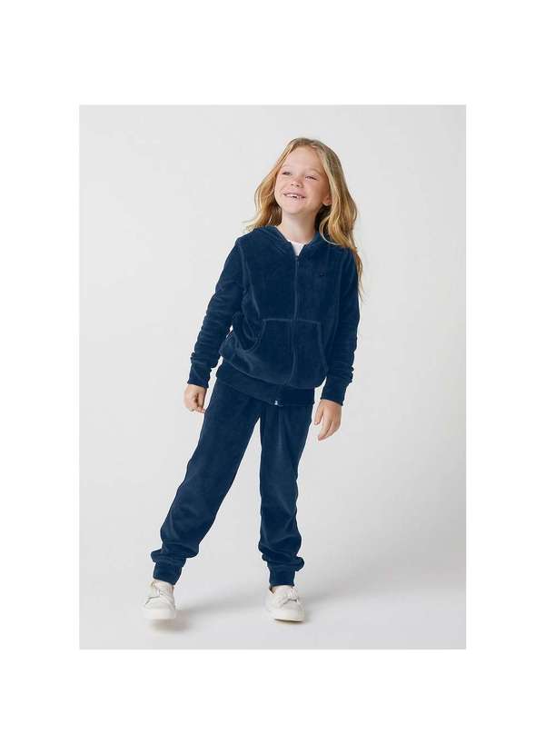 Hering - Calça Básica Infantil Menina Hering Kids Azul-Escuro 2
