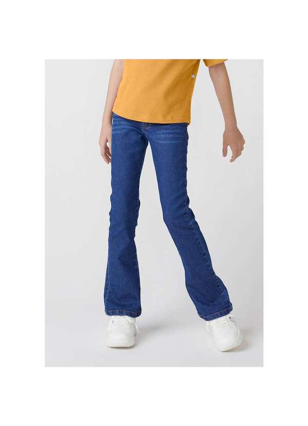 Hering - Calça Jeans Infantil Menina Boot Cut Azul