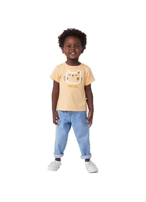 Hering - Calça Jeans Infantil Menina Reta Toddler Azul
