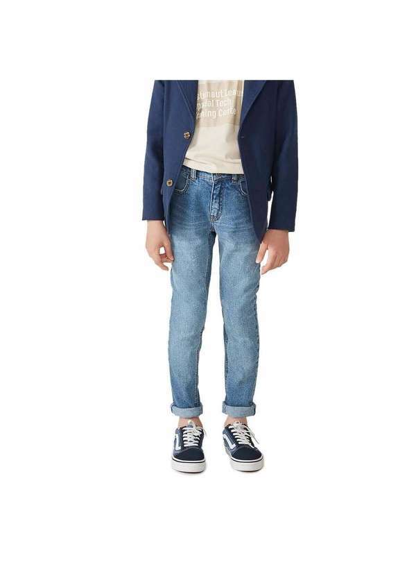 Hering - Calça Jeans Infantil Menino Estonada Hering Kids Azul