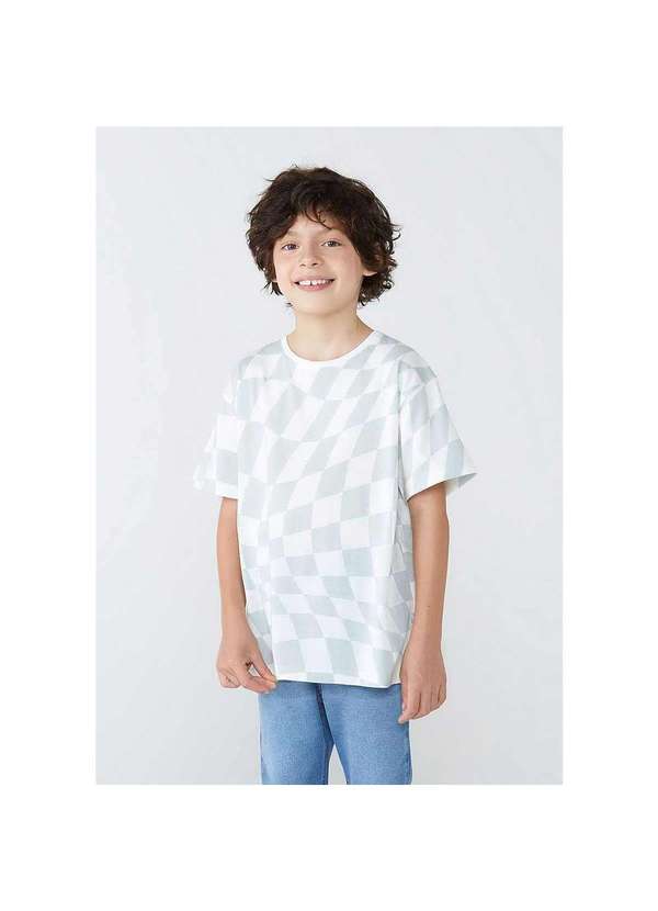 Hering - Camiseta Infantil Menino Manga Curta Cinza-Médio