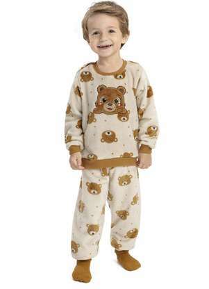Magicamente Kids - Pijama de Inverno Bebê Unisex - Ursinho Teddy - MAGICAMENTE KIDS