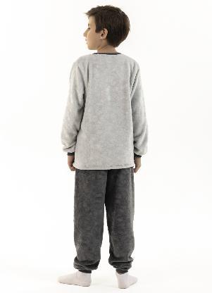 Magicamente Kids - Pijama Infantil em Fleece Masculino - Golaço - MAGICAMENTE KIDS