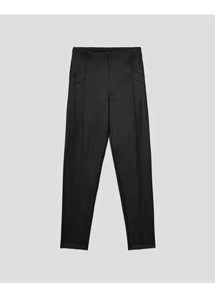 Cereja Rosa - Calça Montaria Plus Size em Neocouro Preto - CEREJA ROSA