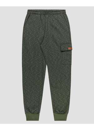 Reirex - Calça de Moletom com Bolso Lapela Verde - REIREX