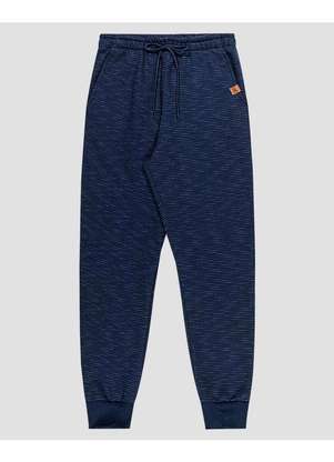 Reirex - Calça em Moletom Flamê Azul - REIREX