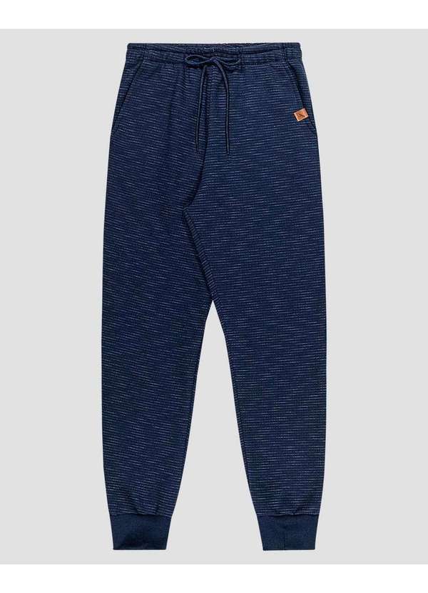 Reirex - Calça em Moletom Flamê Azul
