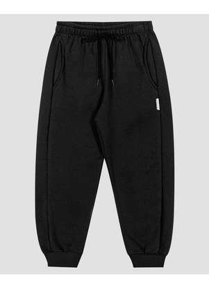 Reirex - Calça Infantil Menino em Moletom com Punho Preto - REIREX